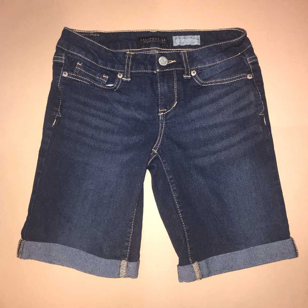 Aeropostale Bermuda Jean Shorts | Size 0